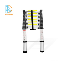 3.2m aluminium telescopic straight ladder with black canvas carry bag